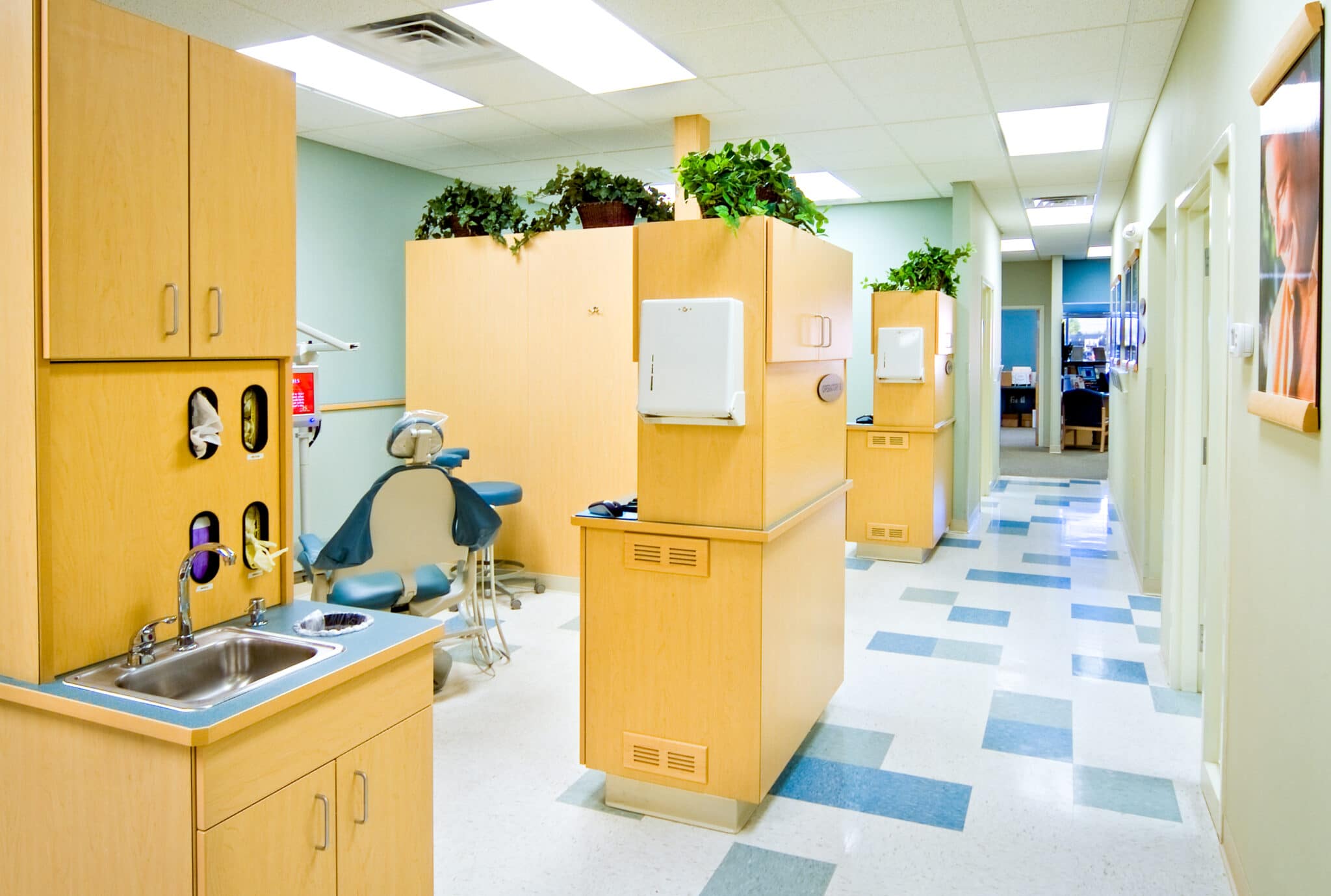 interior view of Aspen Dental office