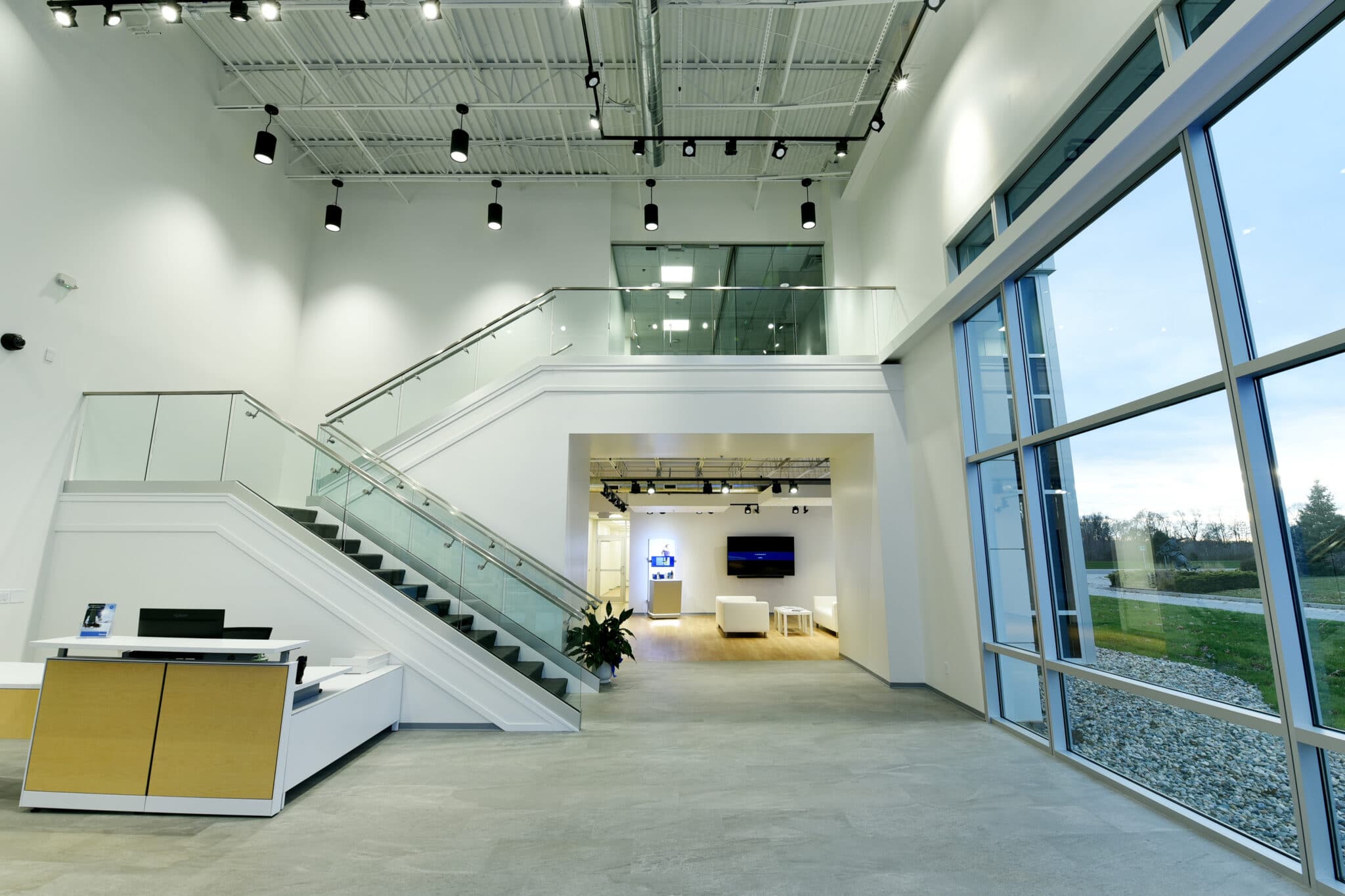 interior view of Truma Corporation atrium