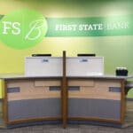 First State Bank front desk