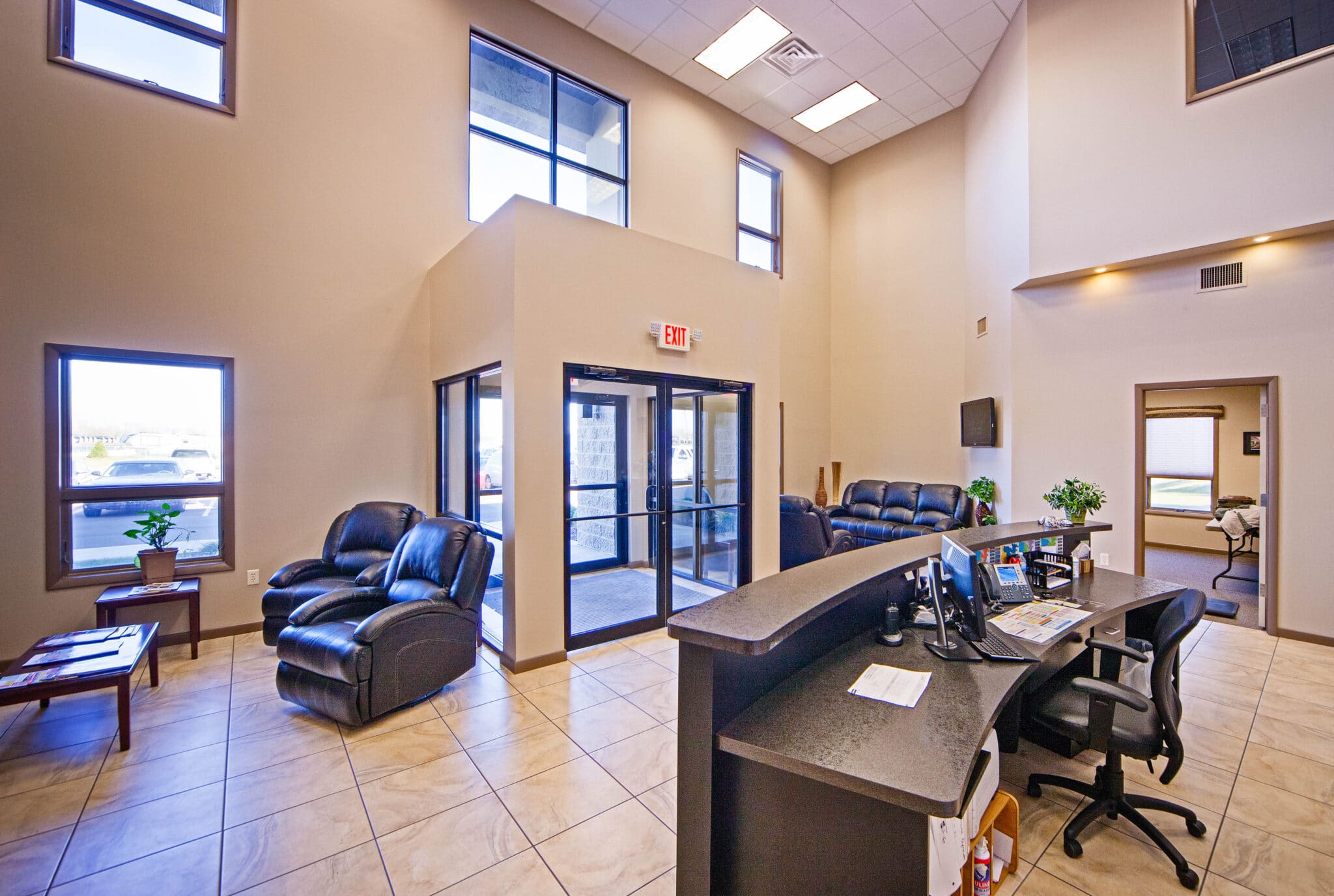 Crossroads RV office atrium