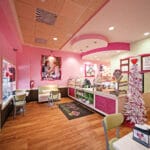 Interior shot of Gigi's Cupcakes location