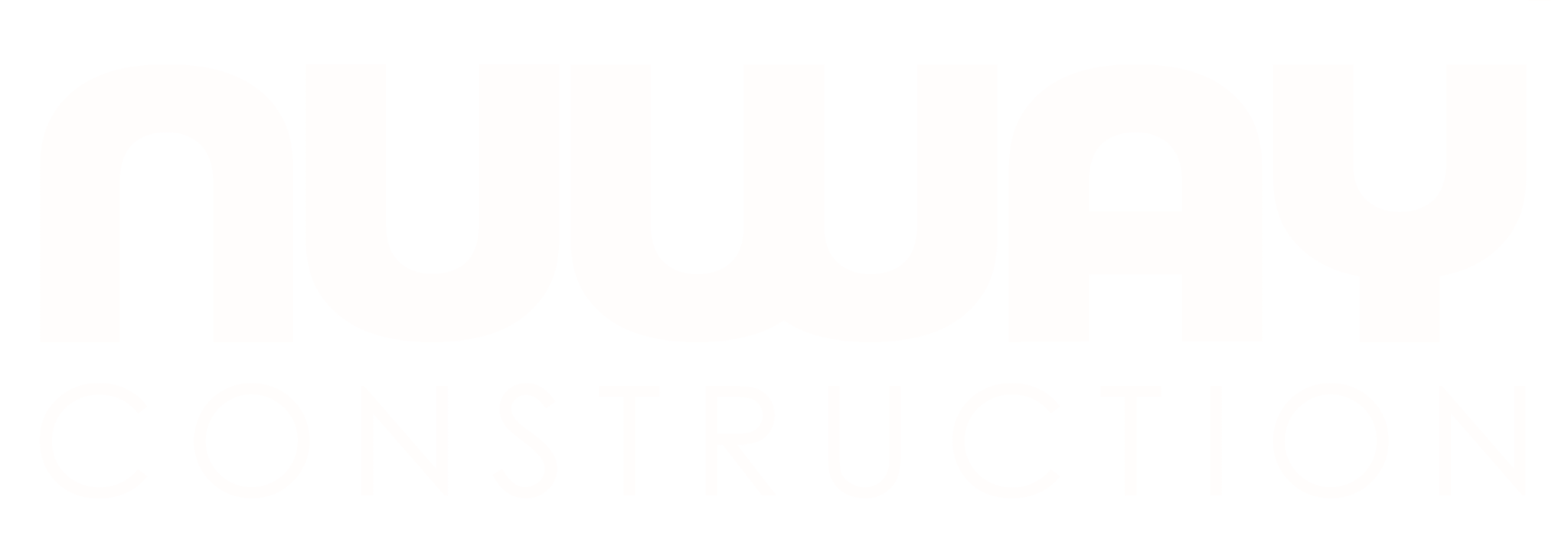 white Nuway Construction logo