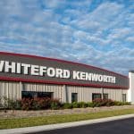 exterior shot of renovated Whiteford Kenworth facade in South Bend Indiana