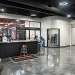 front desk in Whiteford Kenworth showroom in South Bend Indiana